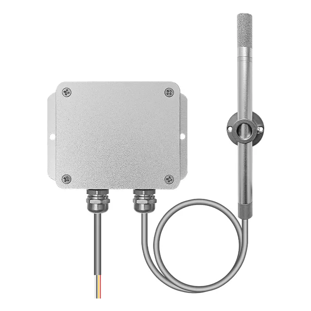 Temperature and Humidity Transmitter RS485  4-20mA 0~10v Sensor Wall Mounted Probe Type High Quality Aluminum External Sensor