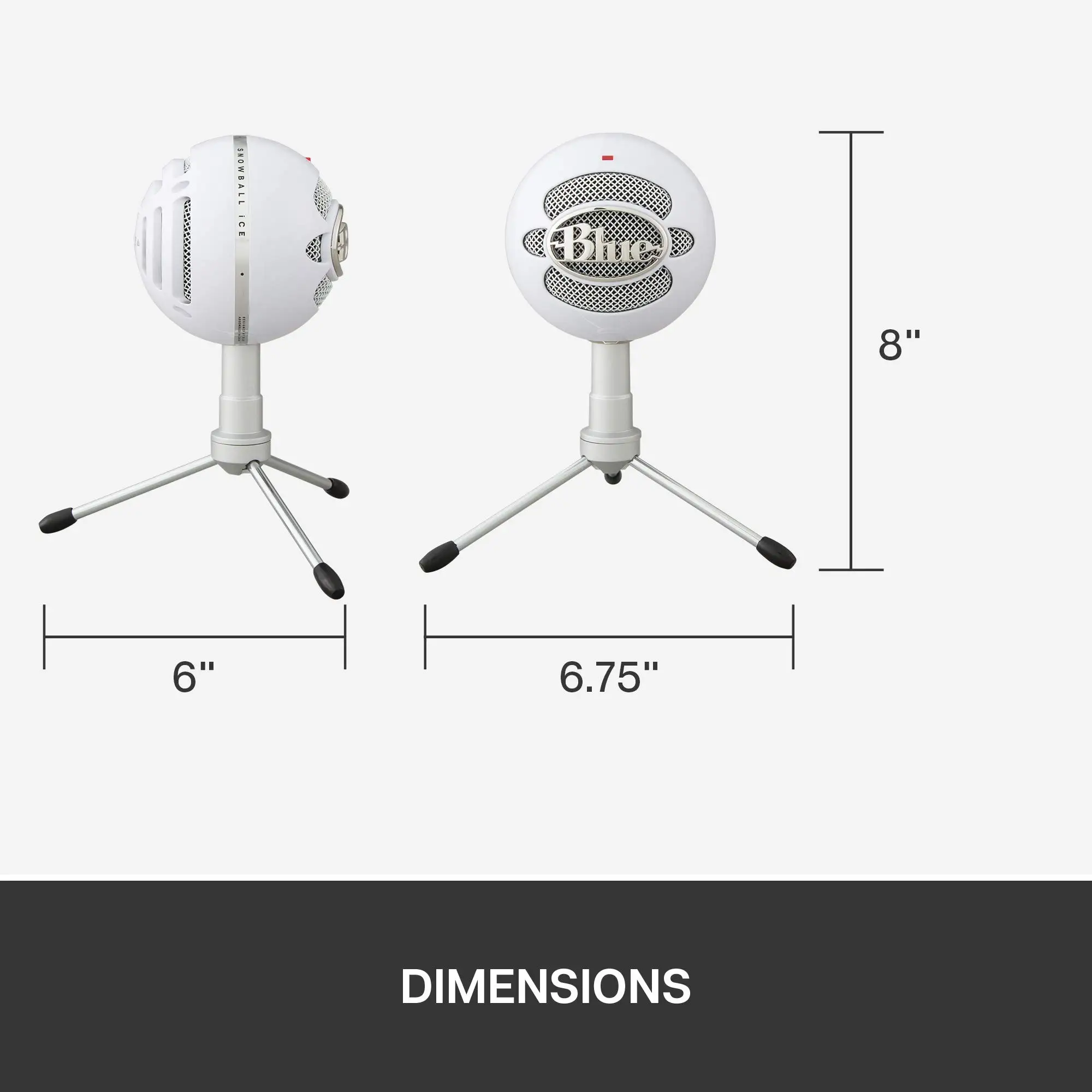 Logitech Blue Snowball Ice USB Microphone - Perfect for Gaming