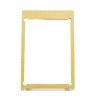 Yellow border, with film