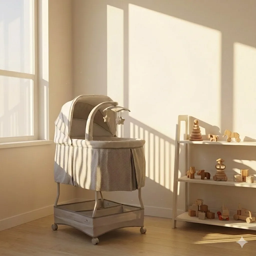 Autoglide collection — electric auto-glide baby beds manufactured by CUI BABY