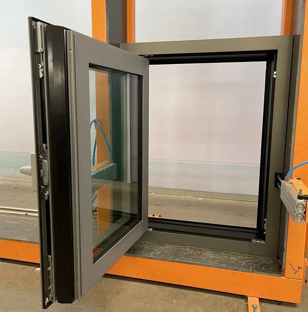 Minglei European Standard Best Triple Pane Windows Triple Glazed Aluminium Windows manufacture