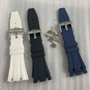 OEM ODM New Watch Accessories Silicone Strap Stainless Steel Buckle 26mm Only for Men's Watches