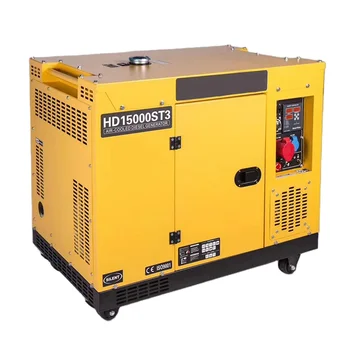 Diesel Generator Sale Hot Sale Noiseless 10KW 10KVA Digital Panel Water Cooling System Air Cooling System Brand Engine