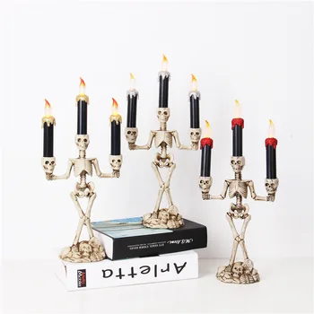Stylish Home Interior Party Decorations Light Up Candlestick Decorations Halloween Decorations Party Atmosphere Props