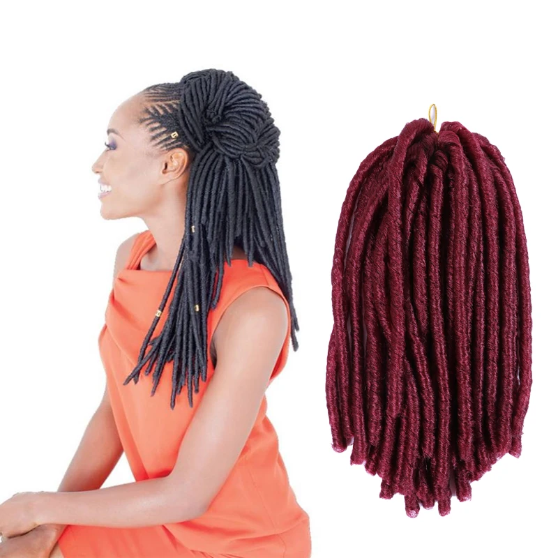 Faux Locs Dreadlock Extensions With Synthetic Hair Soft Faux Locs
