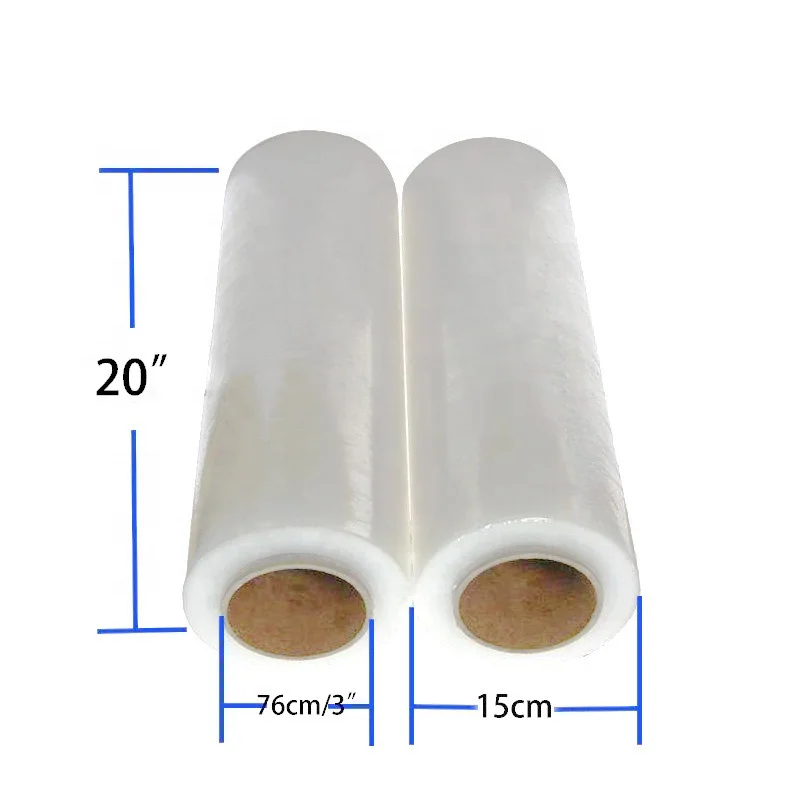 Factory Price Plastic Soft Pe/lldpe Transparent Pallet Stretch Wrap, Cast Hand Stretch Film Shrink Wrap Film / Stretch Film