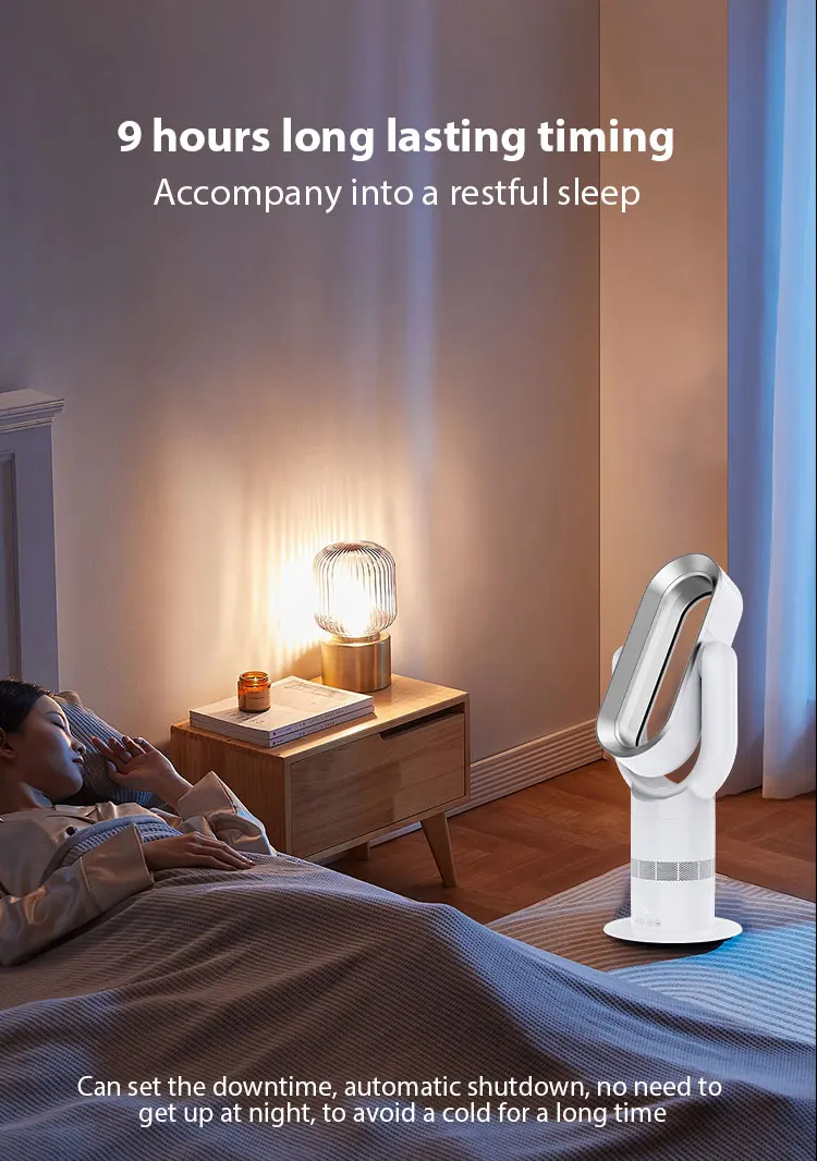 Q8Pro Heat and Cool Tower Fan Without Blades Intelligent ABS 