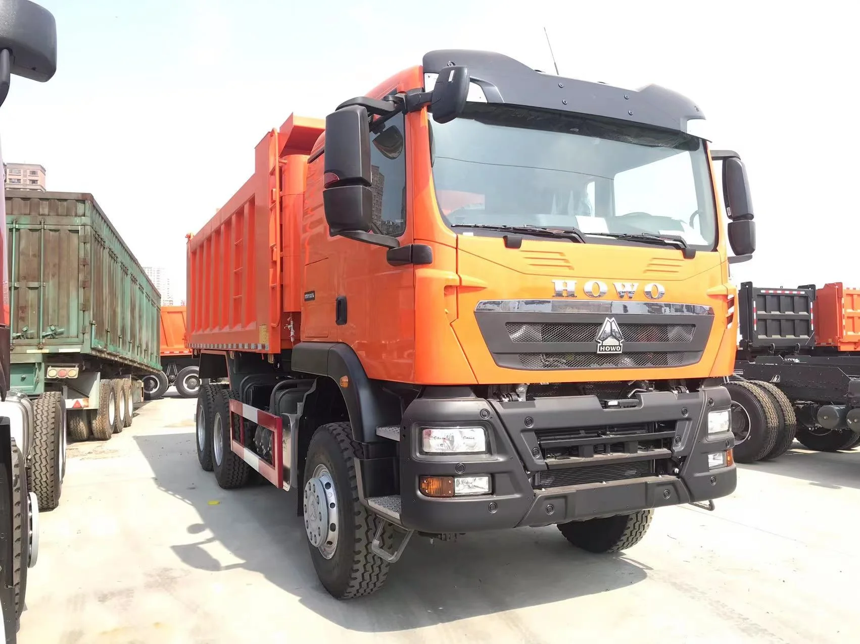 sinotruk howo TX 6x4 new dump truck price