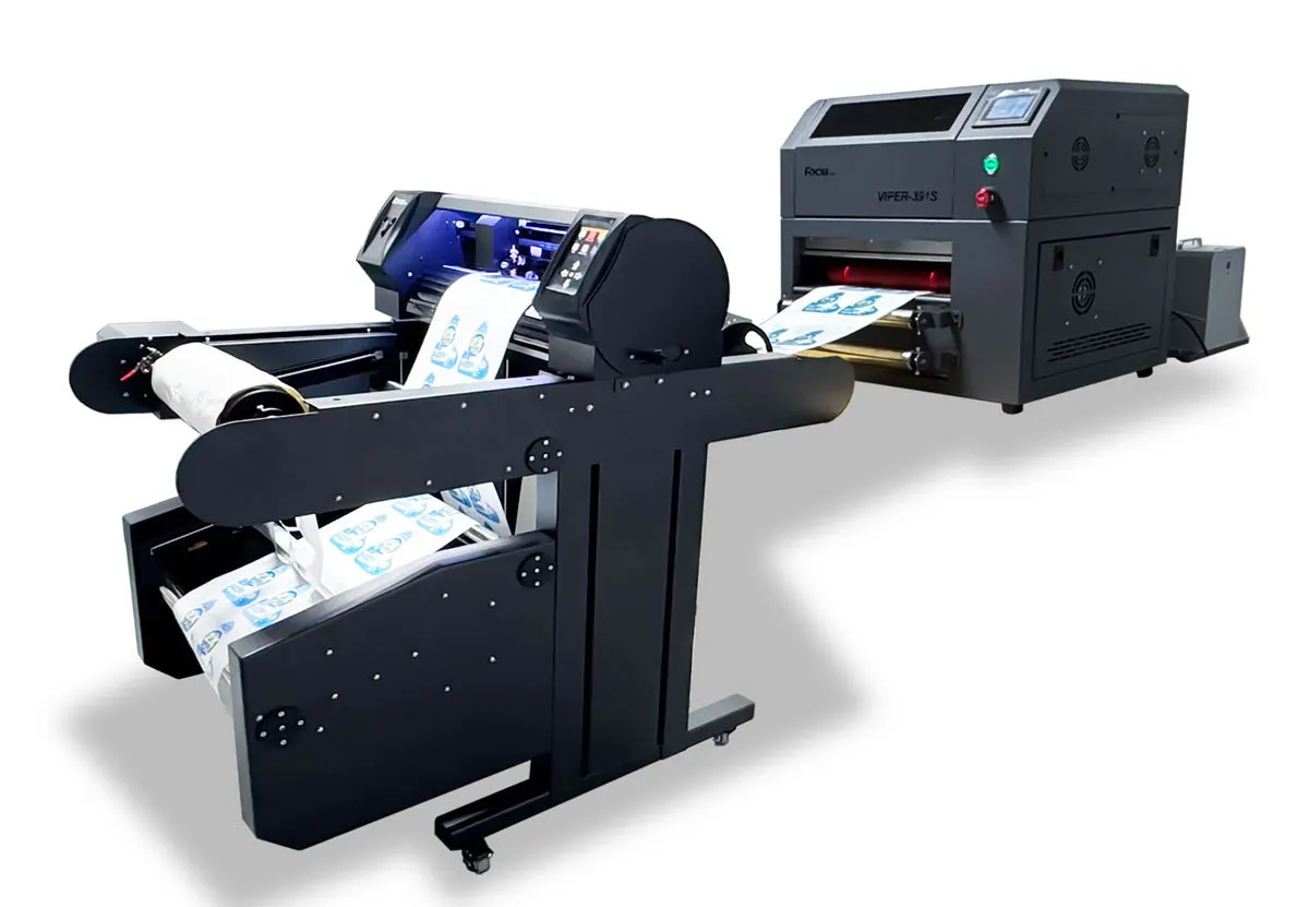 FOCUS CR 391S Automatic Roll to Roll Label Cutter Die Cutting
