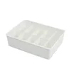 Caja blanca de 10 compartimentos con tapa (31*24*8)