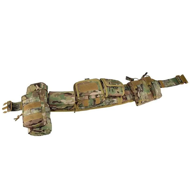 Tactical Waistband Hunting Waist Security Gadget Pouch Waist Bag with Pouches Multi Functional Carrying Equipment Belt