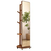 Factory directly supply decorative furniture ultra thick floor mirror standing