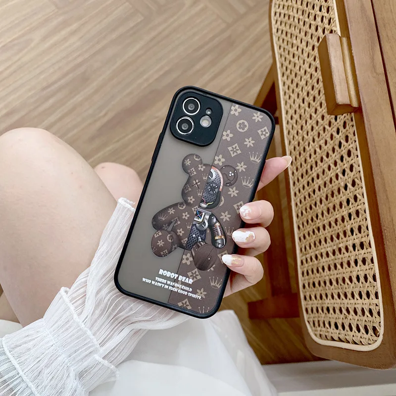 Luxury Tide Brand Mechanical Bear Mobile Cell Phone Case for iPhone 13 12  11 PRO Max Mini Funny Silicone Protective Cover - China Mobile Phone and  Phone Accessories price