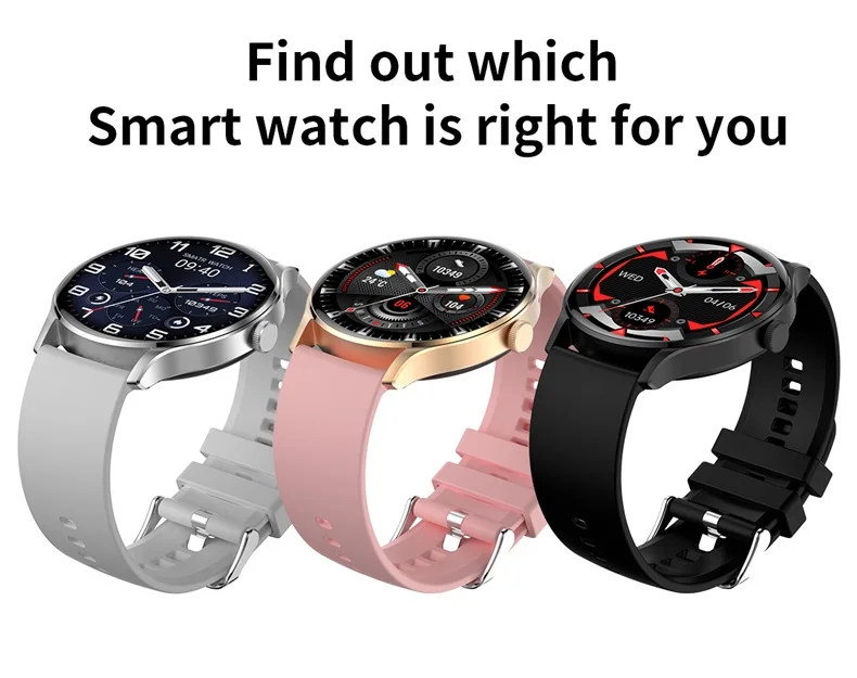 New Fashion Women HK33 Smart Watch for Lady 1.28" HD Round Display Health Monitor BT Call NFC Sport Reloj Smartwatch (21).jpg
