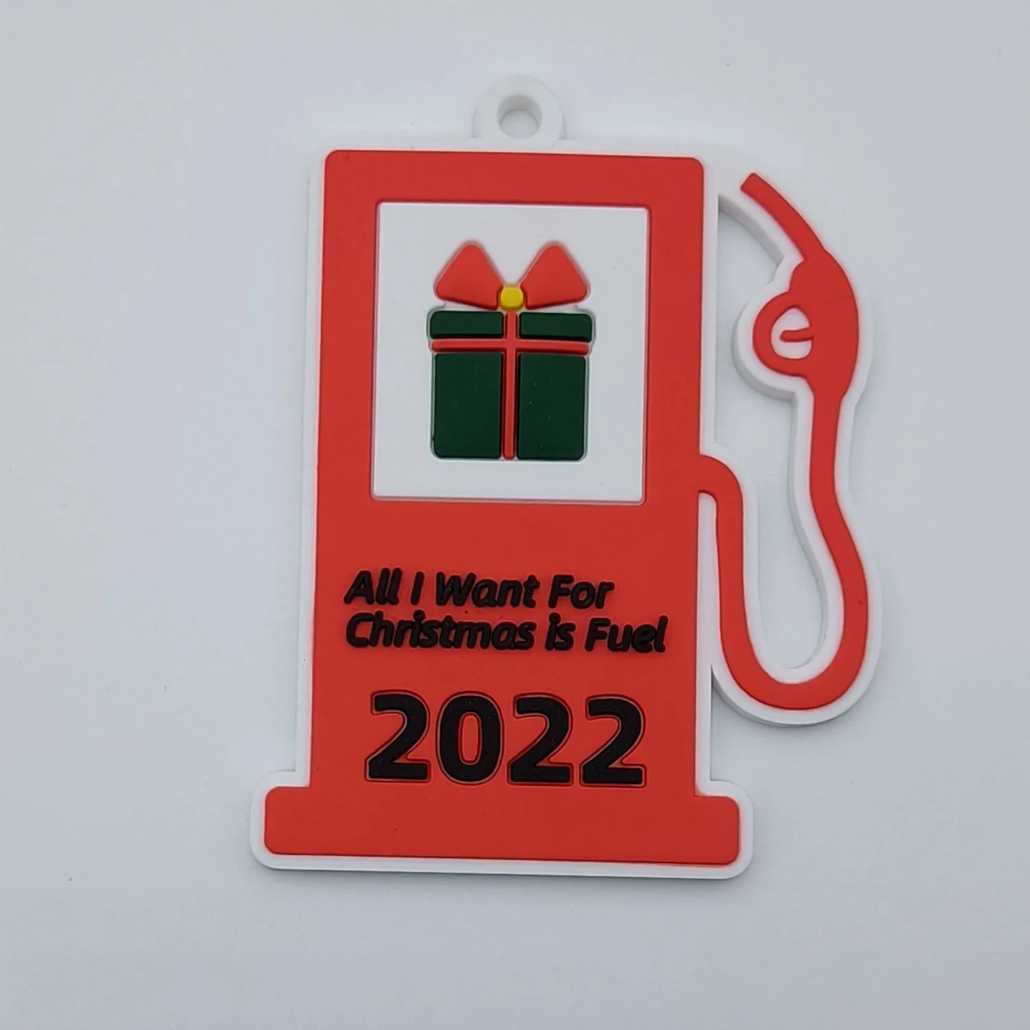 2022 Inflation Gas Station Low Fuel Christmas Tree Ornament All I