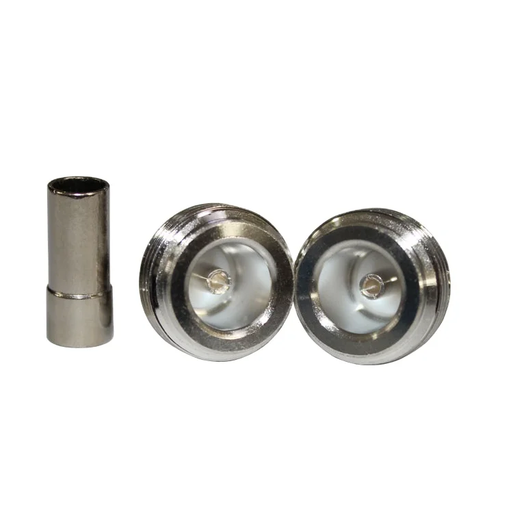 product wholesale n c k3 kirsite connector female n connector crimp rg58 rg142 n type connector-0