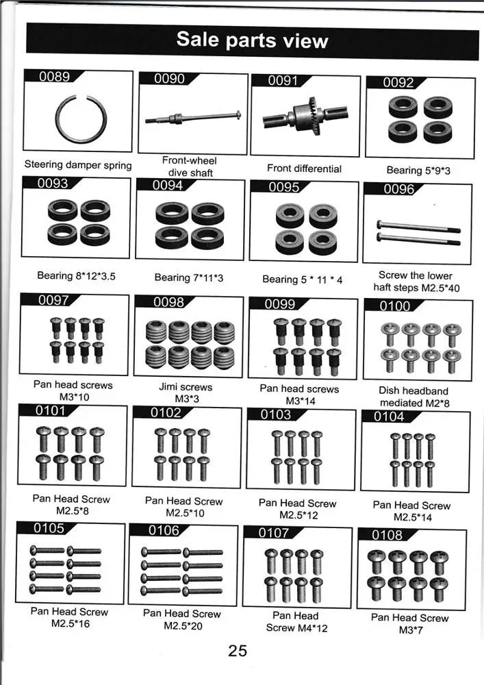 Wltoys 12428 hot sale parts list