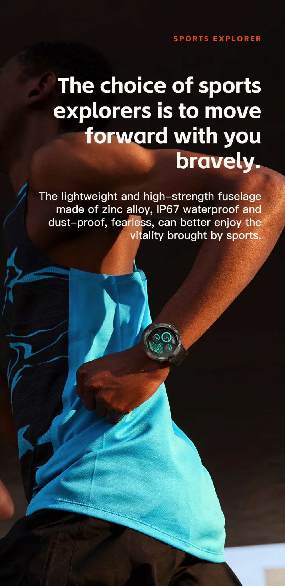 2025 New S100 Smartwatch Men 1.45 Inch TFT HD Screen BT 5.0 Waterproof IP67 Flashlight Night Sports Fitness Bracelet Heart Rate