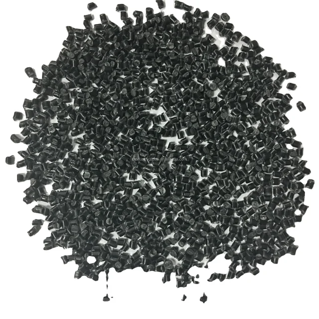 Factory directly sell! Good performance virgin Polyamide elastomer PA12 black pellets for extrusion or injection