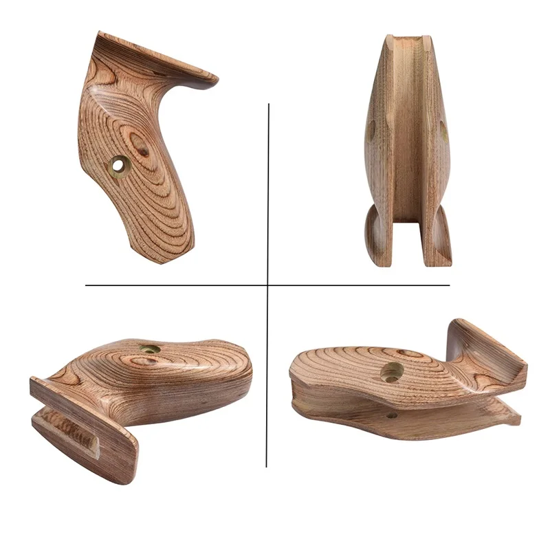 Custom Colour Archery Bow Wood Grips For Traditional Recurve Bow Riser