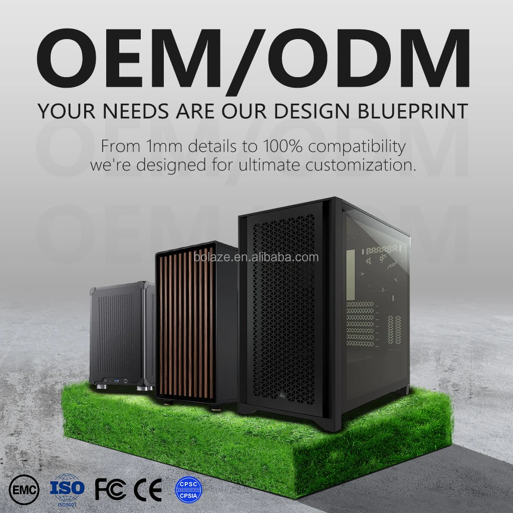 48 Bay Zoned Storage Server Case with Thunderbolt 4/USB4 & Dual 40Gbps Network Interfaces for Enterprise