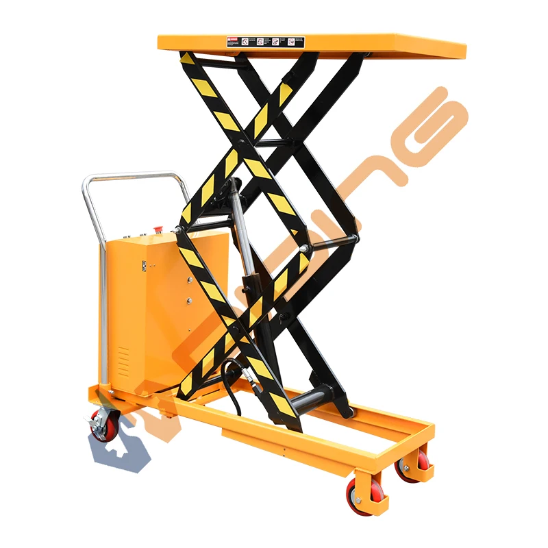 Hydraulic Scissor Lift Table 2023 hot sale Movable Electric Hydraulic Portable Scissor Lift Tables with Wheels