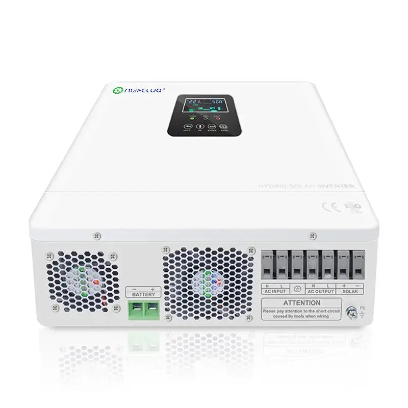 110V 220V Adjustable Output Voltage 3KW 5KW Solar Inverter 24V 48V DC/DC  DC/AC 3000w 5000w Mppt Solar Hybrid Inverter