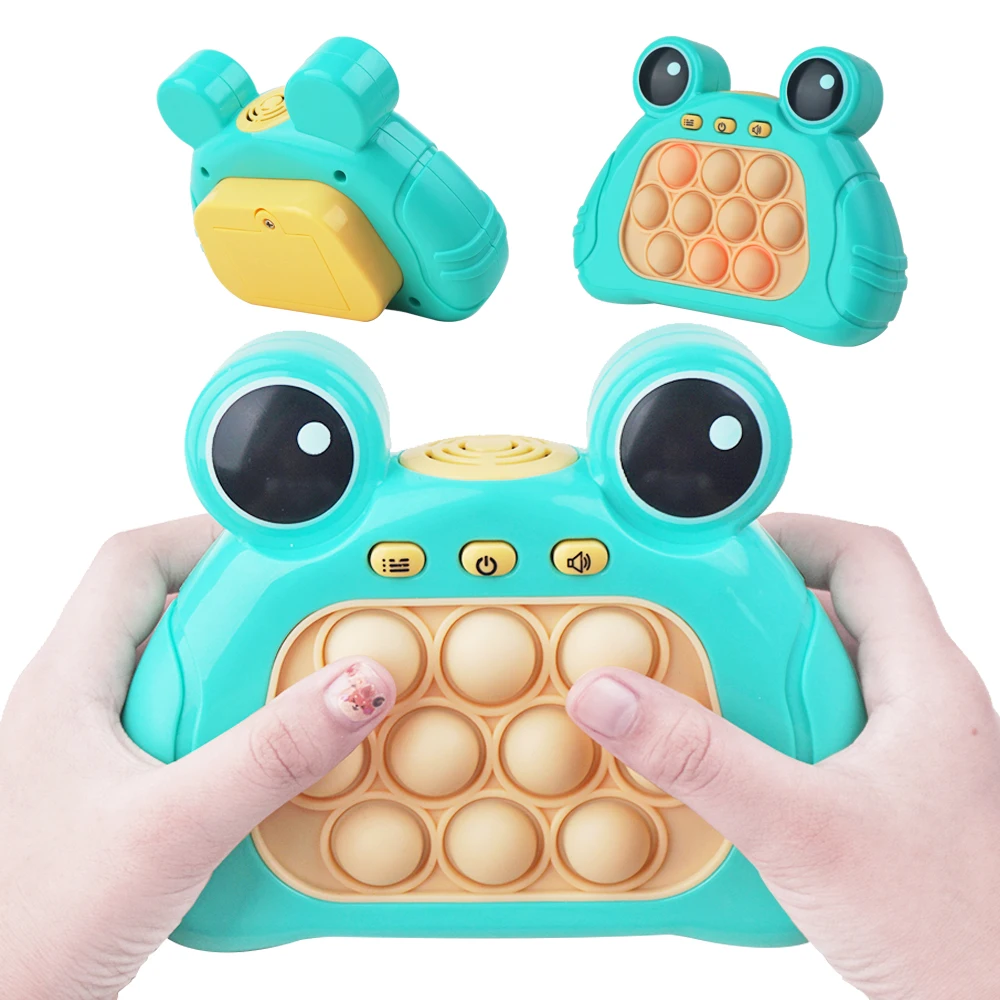 New Arrival Pop Fidget Quick Push Game Handheld Bubble Game Console Toy ...