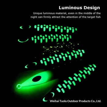 Sea Fishing Artificial Hard Bait Luminous Slow-Rolling Fast-Sinking Metal Jig Lure 250g-600g Tuna – Metal Jig – view 5