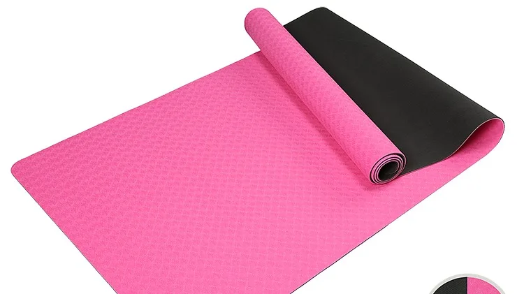 Topko Custom Printing Anti Slip Waterproof Double Colors Tpe Yoga Mat Buy Tpe Yoga Mat Double