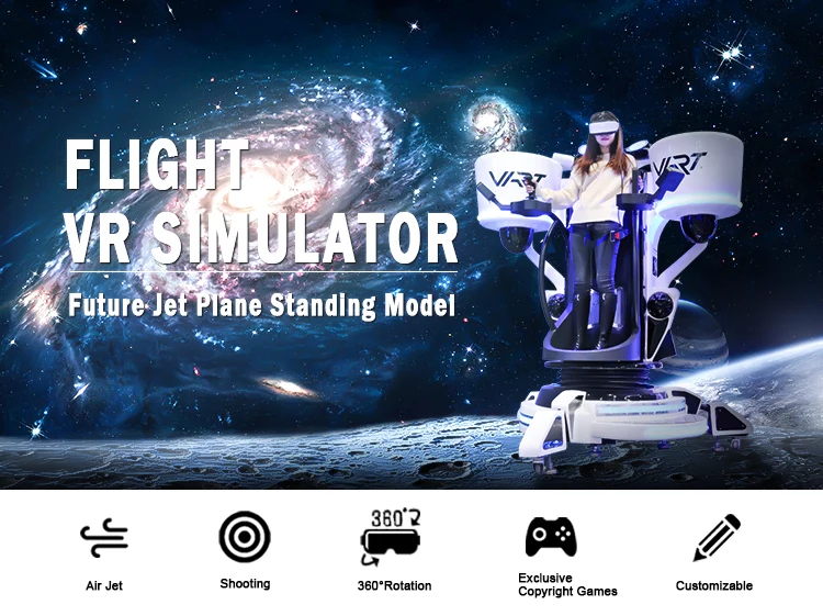 Guangzhou vr/ar/mr equipment virtual reality hardware fly simulator vr arcade game machine