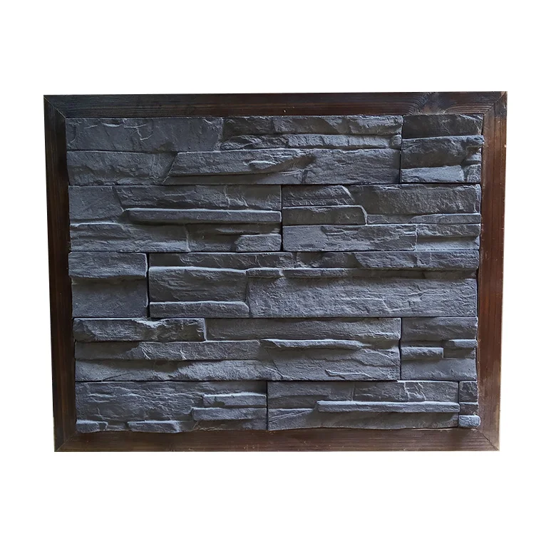 Heat Resistant Lightweight Manufactured Limestone Design Faux Cement Mold Artificial Stone Wall Panel