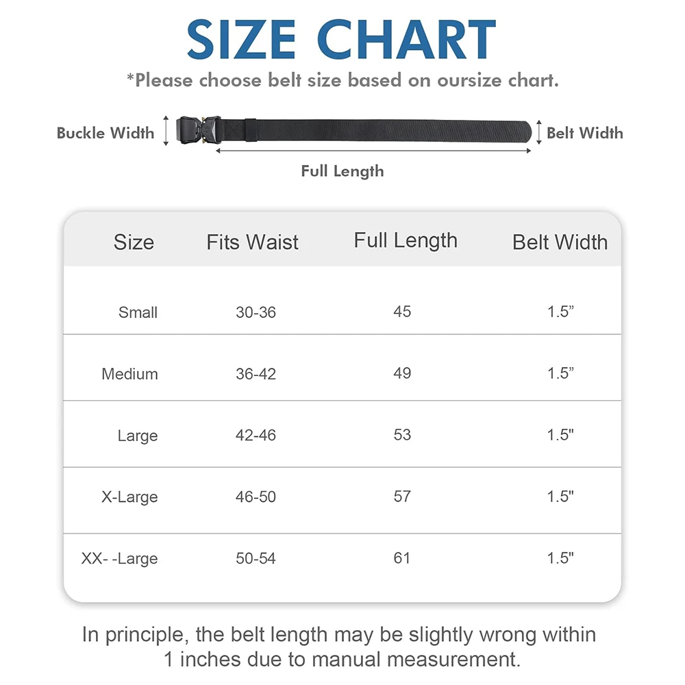 Men Multifunctional Hiking Rigger Nylon Web Work Belt with Heavy Duty Quick Release Buckle Tactical Belts