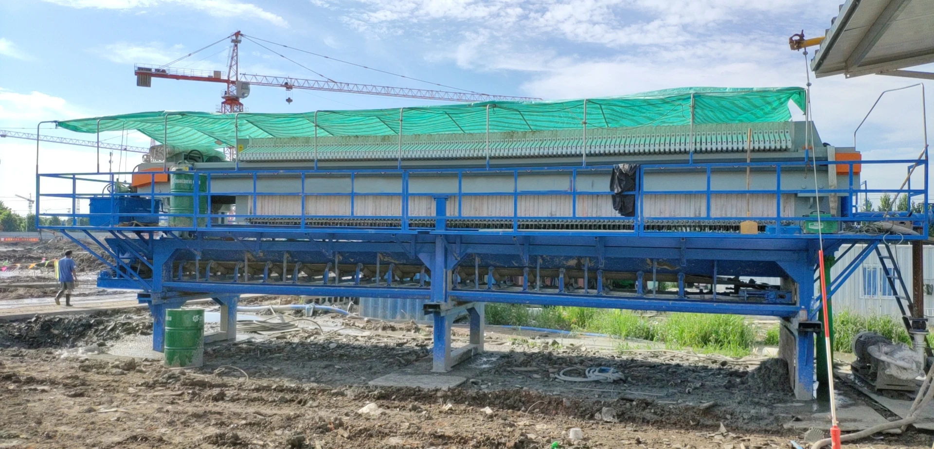 Cheap Price Chamber Diaphragm Filter Press 20000l/h Pp Plate Diaphragm