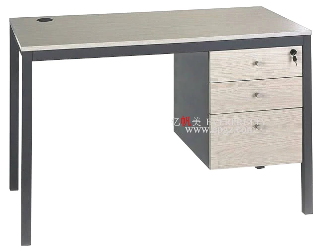 Simple Design School Furniture Teacher Table With Drawers For Staff