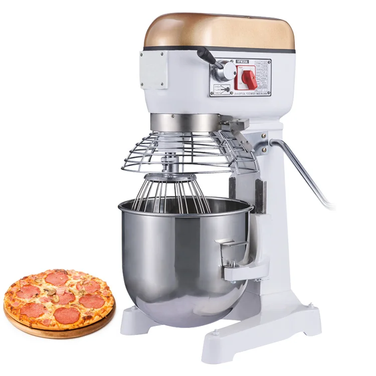 Многофункциональный планетарный миксер 20 л из нержавеющей стали, пищевой миксер для тортов