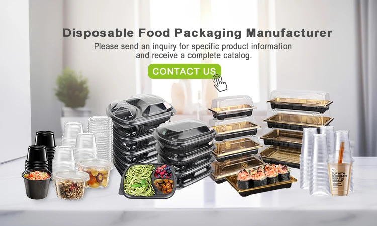 PET Eco-Friendly Disposal Plates - Perfect for Takeout