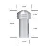 Silver aluminum head 1 pair (including spring)