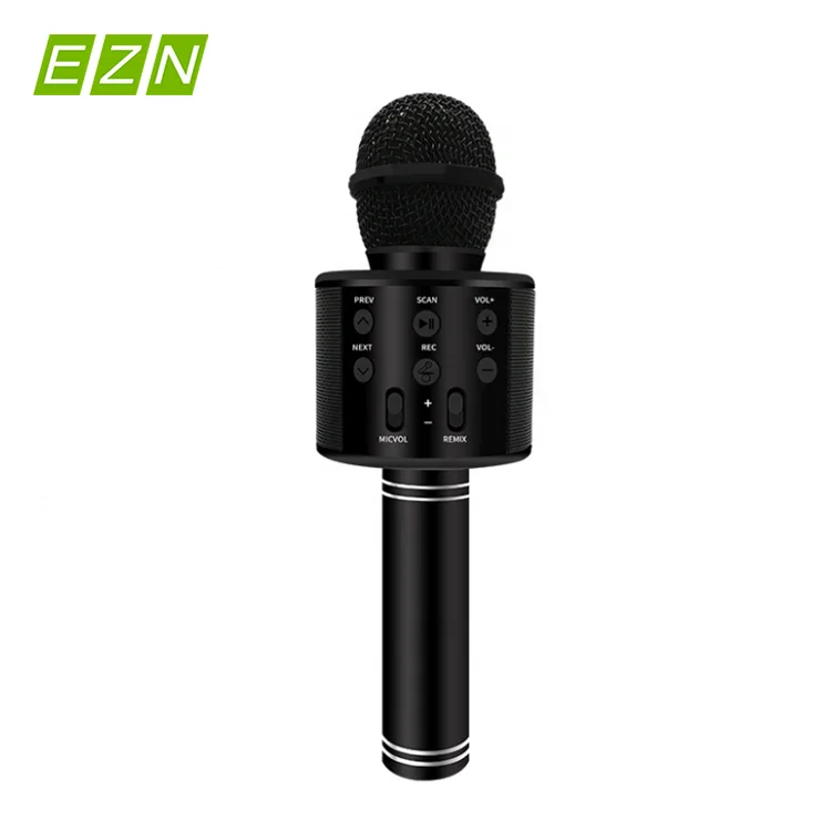 Mikrofon Bt Nirkabel,Karaoke Mini 