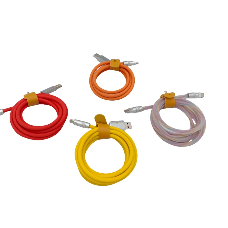 Factory Supply Multi Core Silicone Electronic Data Cable Dedicated Usb Charging Wire for Android Phones No Terminals Included