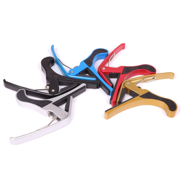 High Quality Zinc Alloy Guitar Capo Best Acoustic Shark Capo for Stringed Instruments Free Sample Available
