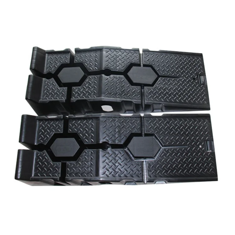 Plastic Heavy Duty Portable Garage Outdoor  Vehicle Service Ramps Plastic Car Ramps Car Lift Ramp