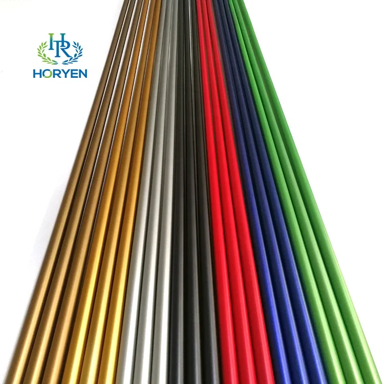 Factory manufacture OEM colored carbon fibre golf shaft
