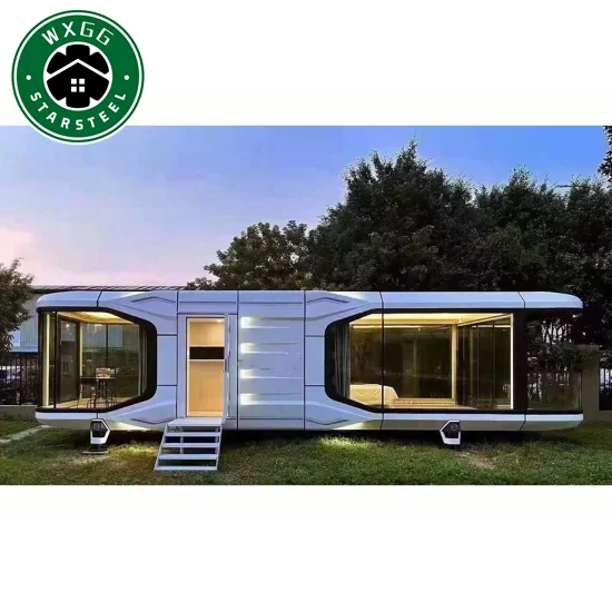 High Quality Prefabricated Houses Space Capsule Container Home Modern Hotel Container Houses for Sale in Kenya Low Rise