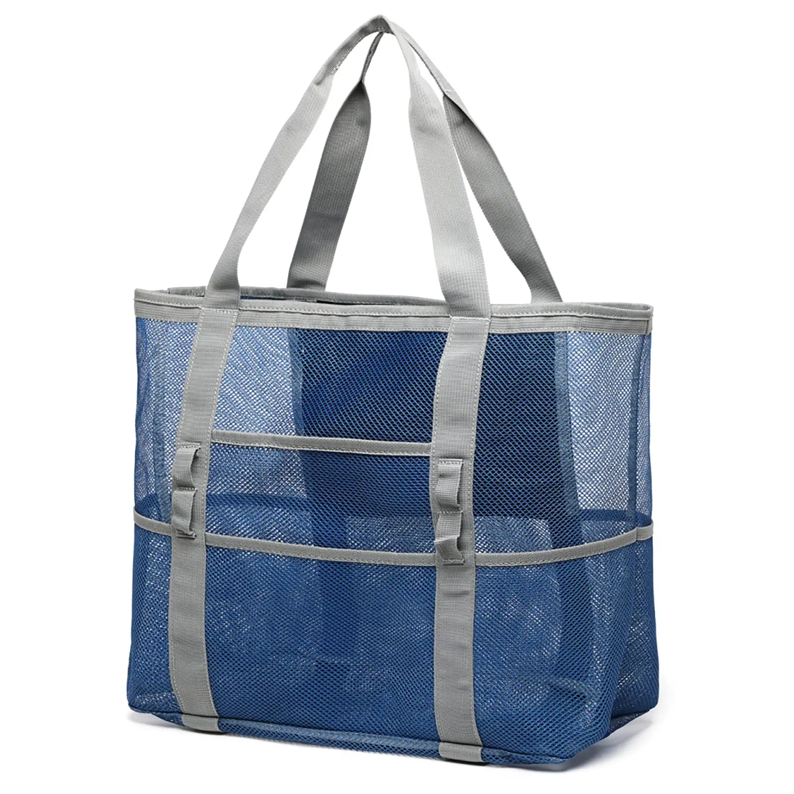 Bolsas De Almacenamiento Con Cremallera A4 - Pack De 10 En Malla De Colores, Doble Capa Y Asa | Perfectas Para Juguetes, Bloques Y Organización