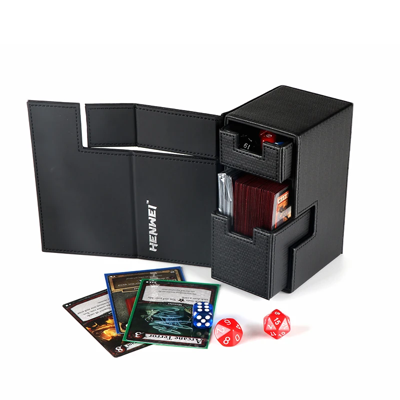 Коробка для карт под заказ коробка игр Yugioh MTG TCG коллекционная карточка из искусственной