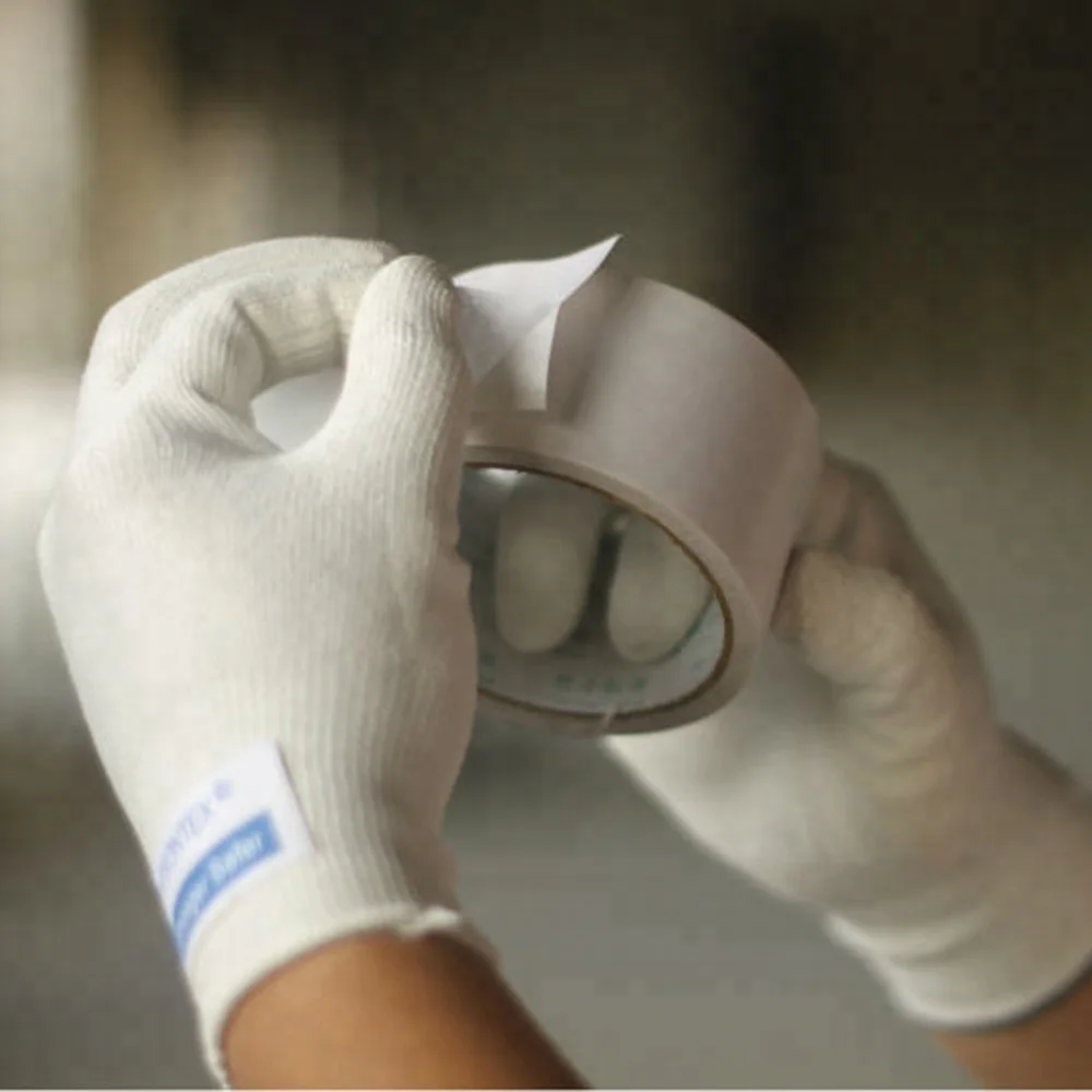 Перчатка с защитой от порезов, трикотажная пряжа 3 уровня UHMWPE/спандекс/полиэфирная пряжа для ткани и перчаток