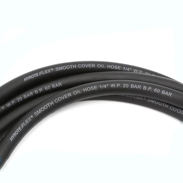 High Quality NBR Resistant Smooth Cover Fuel Oil Hose Customizable with Cutting and Moulding Services-for Textile Industries