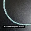 46. Light Blue Apatite - Faceted