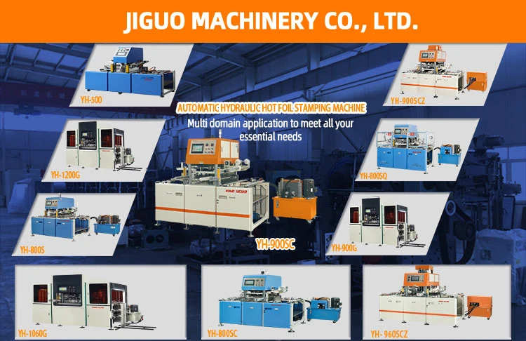 Front Lay Control JIGUO YH-900SC Hot Stamping Machine - 1200~1500 S/h Capacity